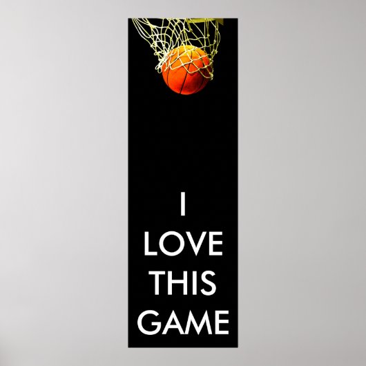 Panoramic Basketball Poster ポスター (正面)
