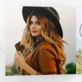 Panoramic Graduate Tri-Fold Announcement 三つ折り案内状 (内部最初)