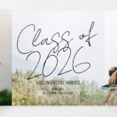 Panoramic Graduate Tri-Fold Announcement 三つ折り案内状 (内部中)