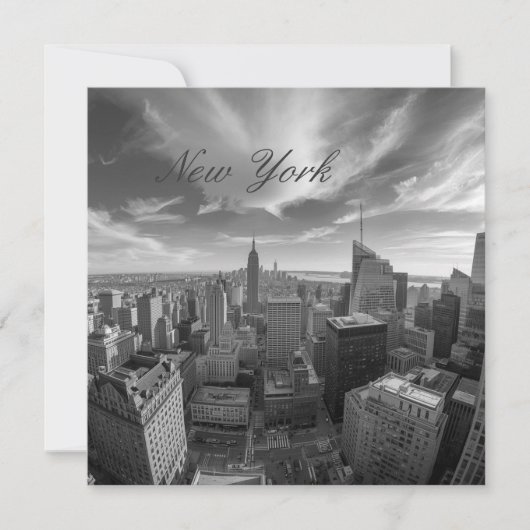 Panoramic New York City Travel  シーズンカード (正面)