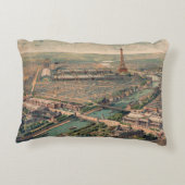 Panoramic view of the Universal Exposition in Pari アクセントクッション (裏面)