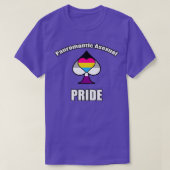 Panromantic Asexual Pride Tシャツ (デザイン正面)