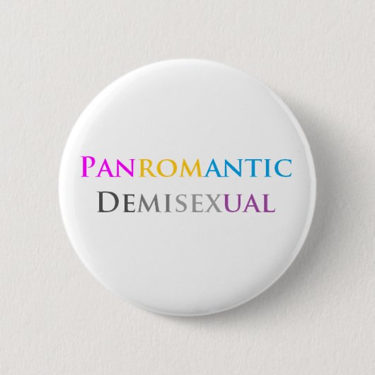 Panromantic Demisexual 缶バッジ (正面)