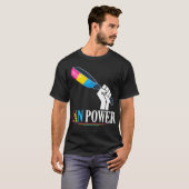 Panseual Pride Pan Power, Funny Panseuality Pan Pr Tシャツ (正面フル)
