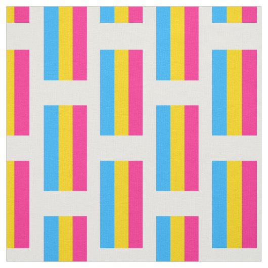 Pansexualプライドの旗 ファブリック (見本)