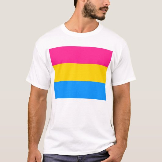 PansexualプライドのTシャツ Tシャツ (正面)