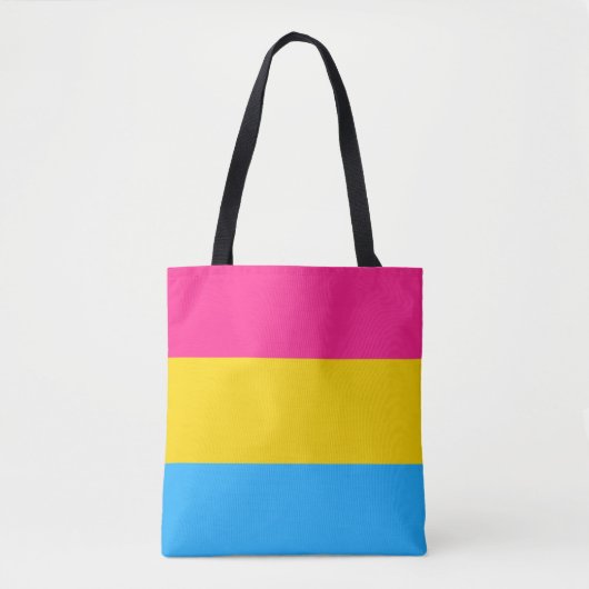 Pansexualプライド トートバッグ (正面)