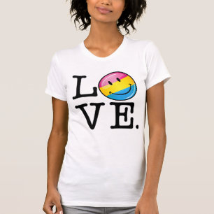 Pansexual愛微笑の旗 Tシャツ