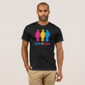 Pansexual愛 Tシャツ (正面フル)