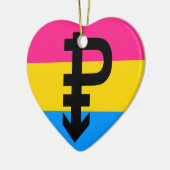 Pansexual旗 セラミックオーナメント (左)
