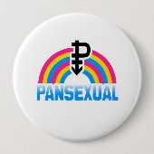 PANSEXUAL虹の旗 缶バッジ (正面)