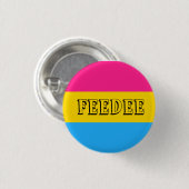 Pansexual + Feedee Pin 缶バッジ (正面&裏面)