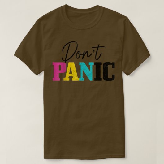 Pansexual Flag Funny LGBTQ Queer Pan Pride Month T Tシャツ (デザイン正面)