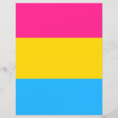 Pansexual Flag Papier (正面)