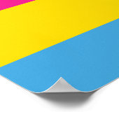 Pansexual Flag Posters ポスター (角)