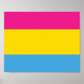 Pansexual Flag Posters ポスター (正面)