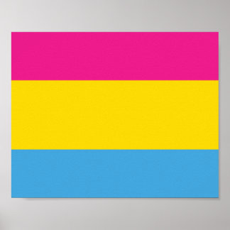 Pansexual Flag Posters ポスター