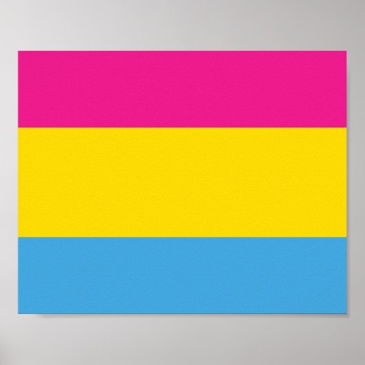 Pansexual Flag Posters ポスター (正面)