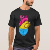 Pansexual Heart Tシャツ (正面)