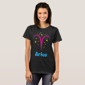 Pansexual Pan Aries Zodiac Sign Astrology LGBTQ LG Tシャツ (正面フル)