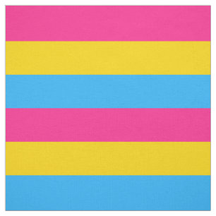 Pansexualityのプライドの旗の生地 ファブリック