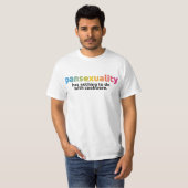 "Pansexuality関係ありません調理器具とは"は全く Tシャツ (正面フル)