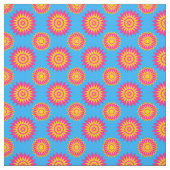 Pansexuality pride colors /blue flower pattern ファブリック (見本)