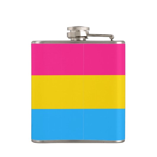 Pansexuality Pride flag フラスク (裏面)