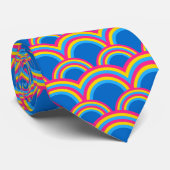 Pansexuality pride flag / blue rainbow pattern ネクタイ (ロール)