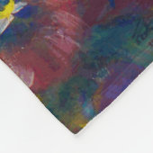 Pansies フリースブランケット (角)