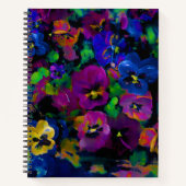 "Pansies" [abstract 2] ノートブック (正面)