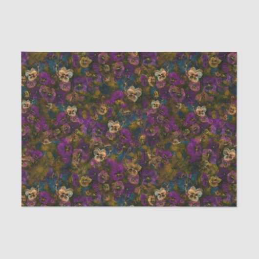 Pansies op 3 薄葉紙 (正面)