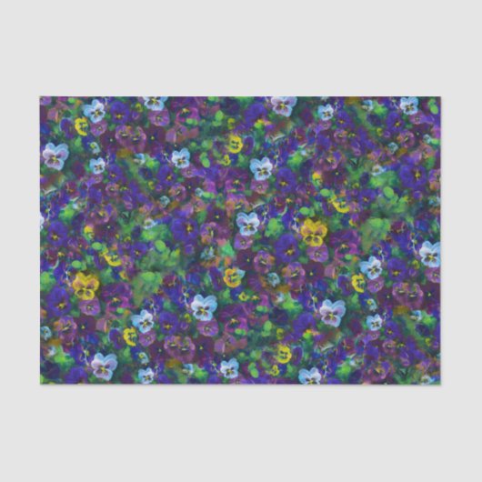 Pansies op 4 薄葉紙 (正面)