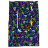 Pansies [purple] ミディアムペーパーバッグ (裏面)