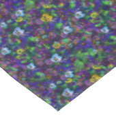 Pansies [purple] 60x104 Large cotton table cloth テーブルクロス (アングル)
