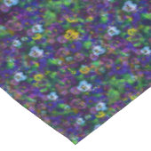 Pansies [purple] 60x84 Table cloth cotton テーブルクロス (アングル)