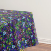 Pansies [purple] 60x84 Table cloth cotton テーブルクロス (インサイチュ)