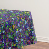 Pansies [purple] table cloth 52x70 cotton テーブルクロス (インサイチュ)