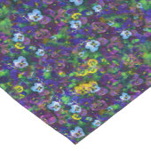 Pansies [purple] Table runners x3 sizes ショートテーブルランナー (コーナー)