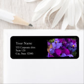 Pansies Return Address Labels ラベル (インサイチュ)