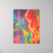 "Panspermia Stretched", abstract, psychedelic キャンバスプリント (正面)