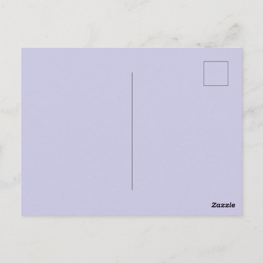 Pansy花の新しい住所はがき、移動している ポストカード (裏面)