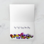 pansy16watercolor1-15カード カード (内部)