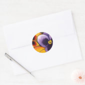 "Pansy #1"フローラシール ラウンドシール (封筒)