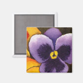 「Pansy #1」フローラ磁石 マグネット (正面/裏面)