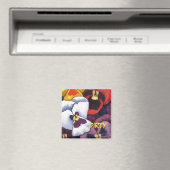 「Pansy #2」ダーティ・フローラ・食洗機・ステータス磁石 マグネット (インサイチュ (食洗機))