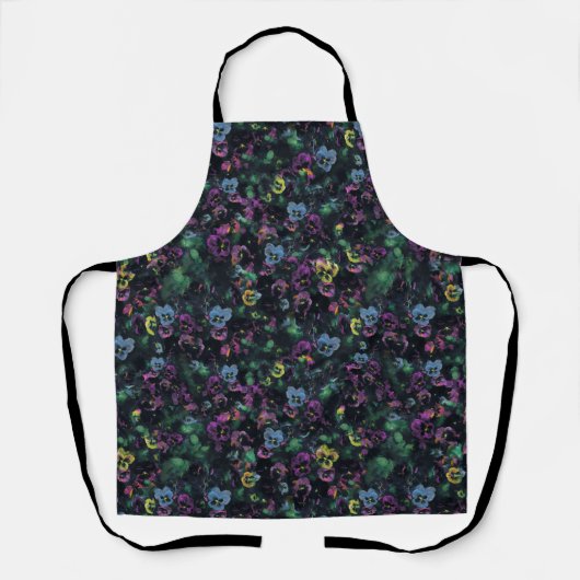Pansy Apron (vintage style) エプロン (正面)