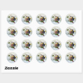 Pansy Bouquet Sticker ラウンドシール (シート)