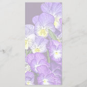 Pansy Family Reunion メニュー (裏面)