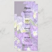 Pansy Family Reunion メニュー (正面/裏面)